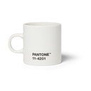 Fehér porcelán eszpresszó csésze 120 ml Cloud Dancer 11-4201 – Pantone