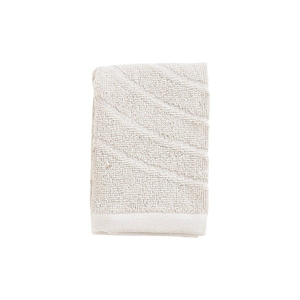 Világosszürke frottír pamut törölköző 30x30 cm Time – Zone