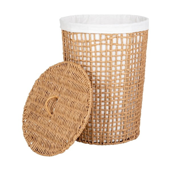 Natúr színű papír szennyeskosár 77 l Pomal – House Nordic-image-3