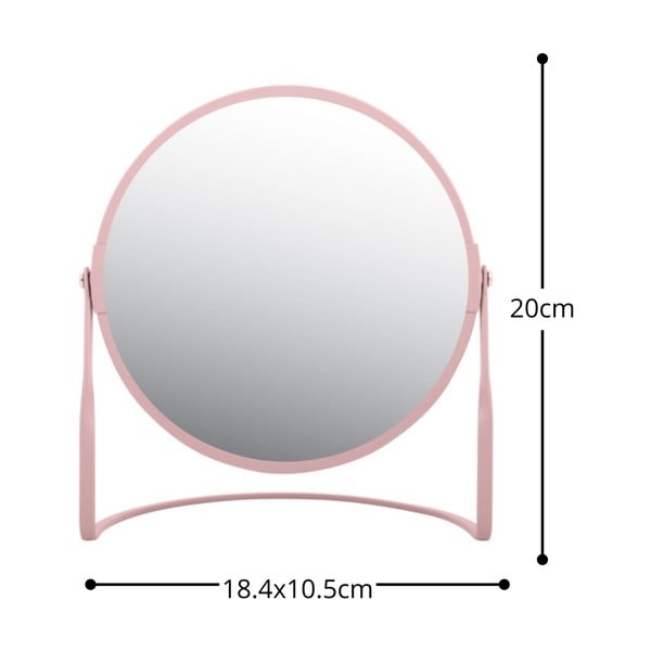 Kozmetikai nagyítós tükör (ötszörös nagyítás) ø 18 cm Akira – Spirella-image-3