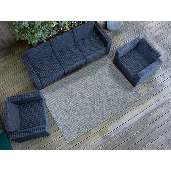 Cork kék kültéri szőnyeg, 55 x 110 cm - Universal-image-1