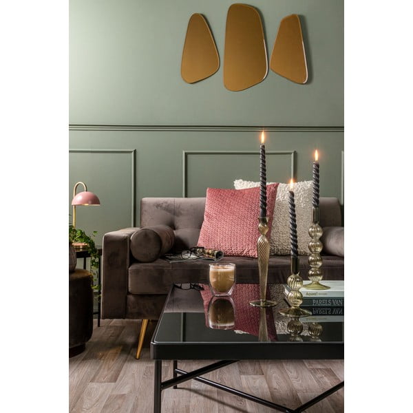 Bubbles zöld üveg gyertyatartó - PT LIVING-image-1