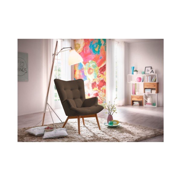 Aiko sötétbarna fotel - Max Winzer-image-4