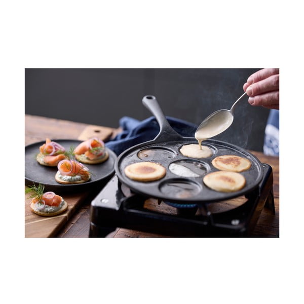 Öntöttvas serpenyő kisméretű palacsintához ø 23 cm – Holm-image-1