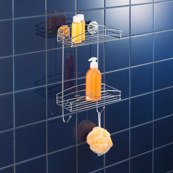 Vacuum-Loc kétszintes öntapadós polc, max. 33 kg - Wenko-image-1