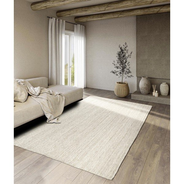 Fehér kétoldalas-kézi szövésű juta szőnyeg 120x170 cm Rosalie – Villeroy&Boch-image-1