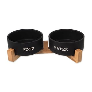 Kerámia tálka szett álvánnyal kutyáknak ø 13 cm Dog Fantasy – Plaček Pet Products
