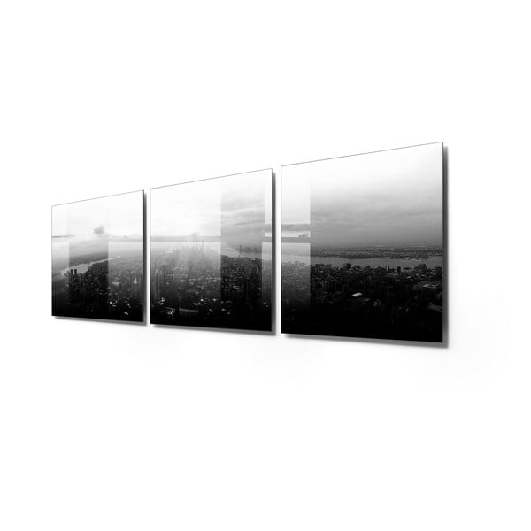 Kép szett 3 db-os 40x40 cm City – Wallity-image-4