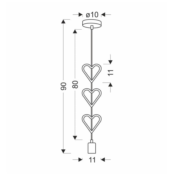 Fehér-kék gyerek lámpa fém búrával Single – Candellux Lighting-image-2