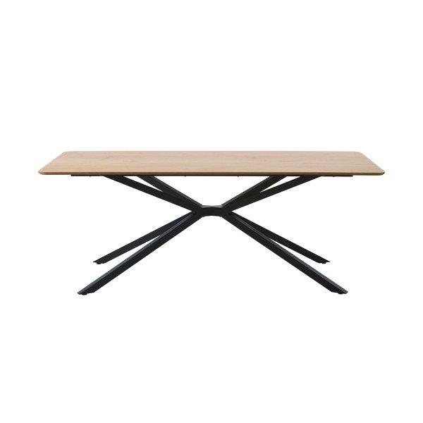 Étkezőasztal tölgyfa dekoros asztallappal 90x160 cm Cesura – Unique Furniture