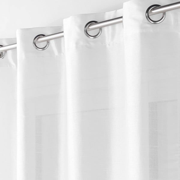 Fehér szatén függöny 140x240 cm Shana – douceur d'intérieur-image-1