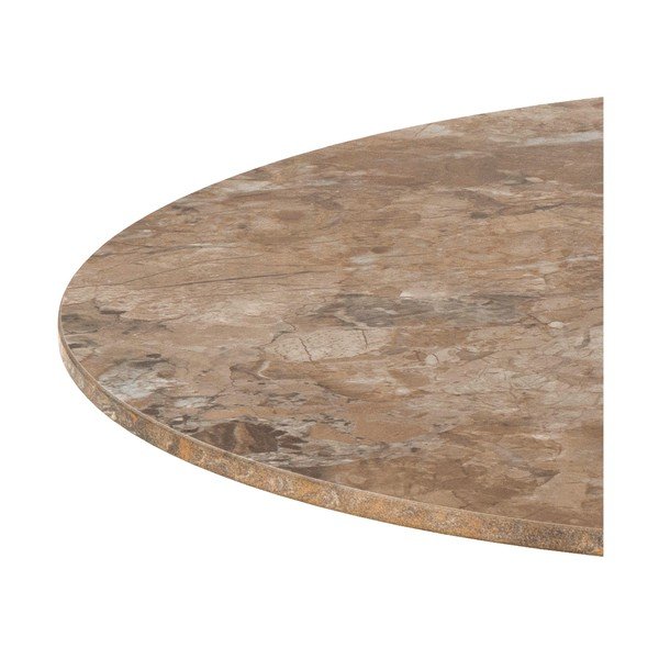 Barna kerek dohányzóasztal kerámia asztallappal ø 60 cm Malta – Actona-image-3