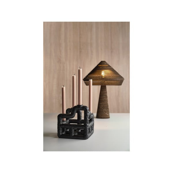 Fekete asztali lámpa (magasság 54 cm) Alk – Villa Collection-image-4