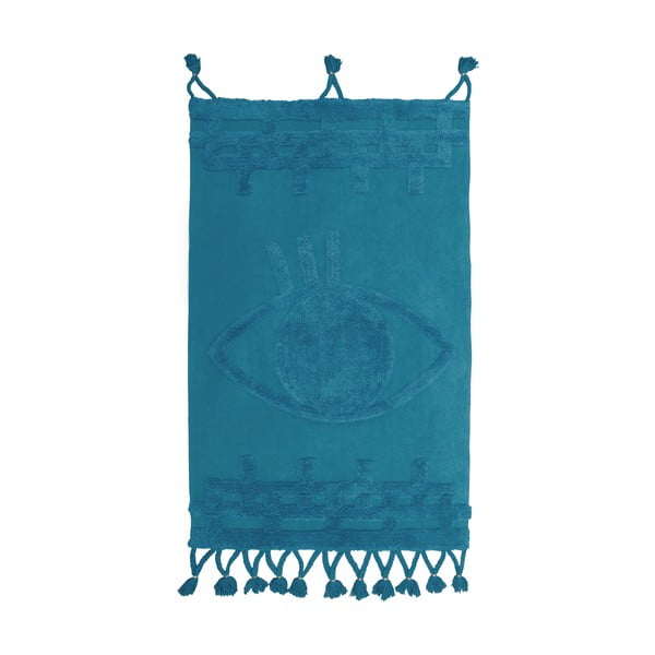 Siva kék pamut faliszőnyeg, 70 x 120 cm - Nattiot