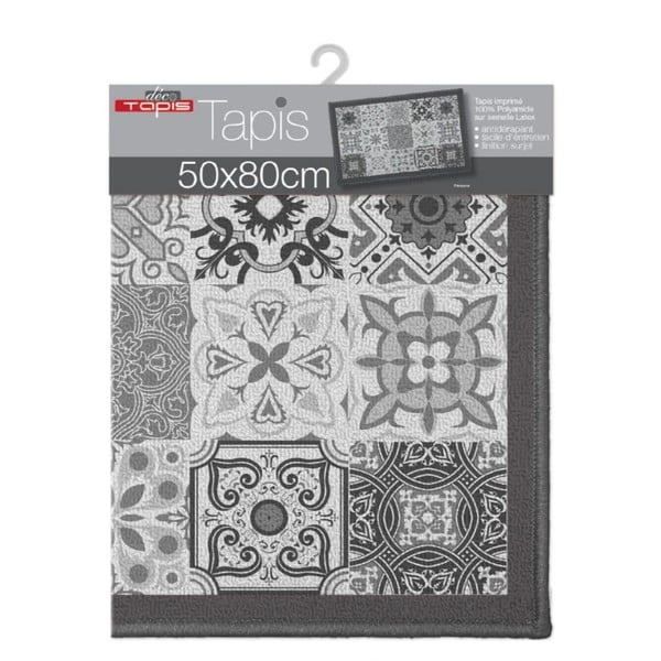 Szürke mosható szőnyeg 50x80 cm Persane – douceur d'intérieur-image-2