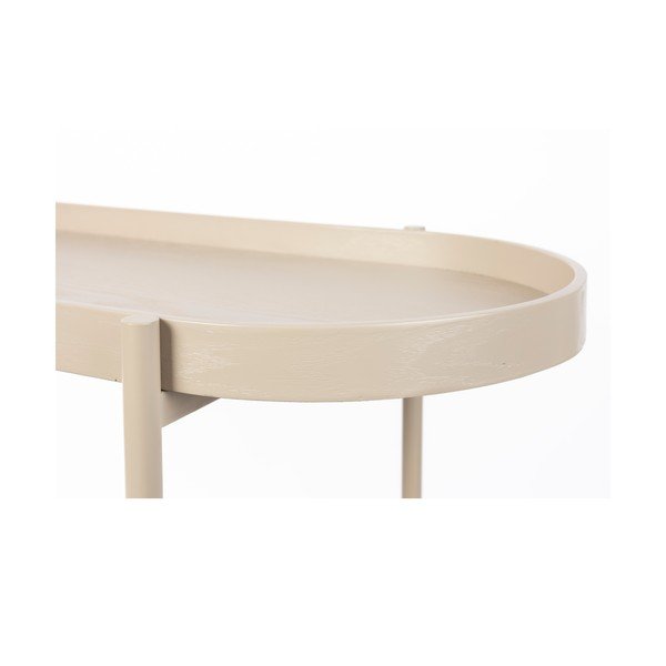 Bézs konzolasztal 39x85 cm Amaya – White Label-image-4