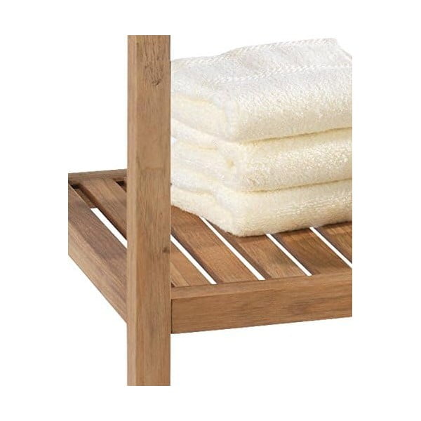 Natúr színű diófa fürdőszobai polcos állvány 36x112 cm Norway – Wenko-image-3