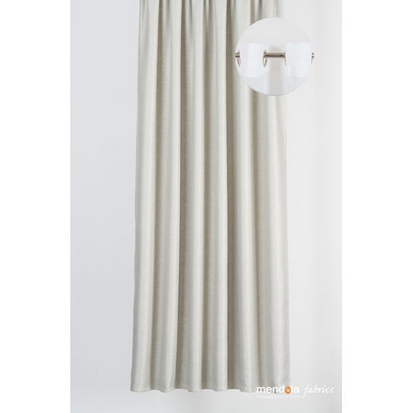 Bézs függöny 140x260 cm Teorema – Mendola Fabrics