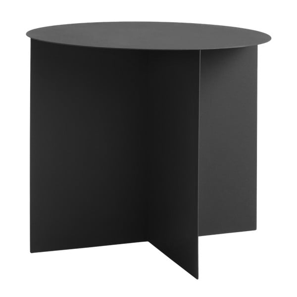 Oli fekete dohányzóasztal, ⌀ 50 cm - Costum Form
