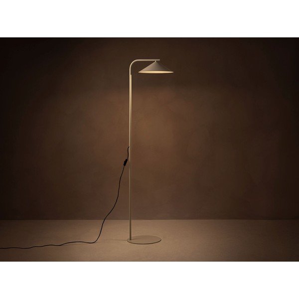 Krémszínű fém állólámpa (magasság 160 cm) Nocte – Micadoni -image-1