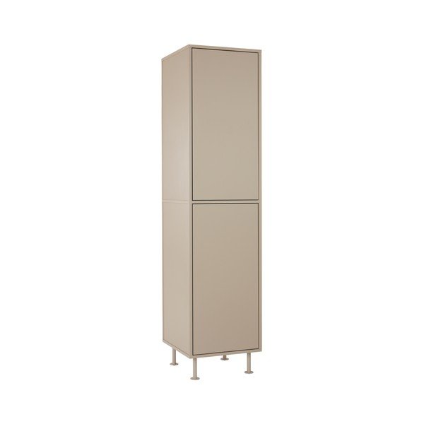 Bézs MDF ruhásszekrény 50x210x55 cm Kipp – Jotex