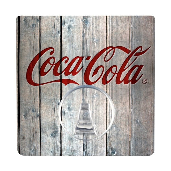 Static-Loc Coca-Cola Wood fúrásmentes akasztó - Wenko