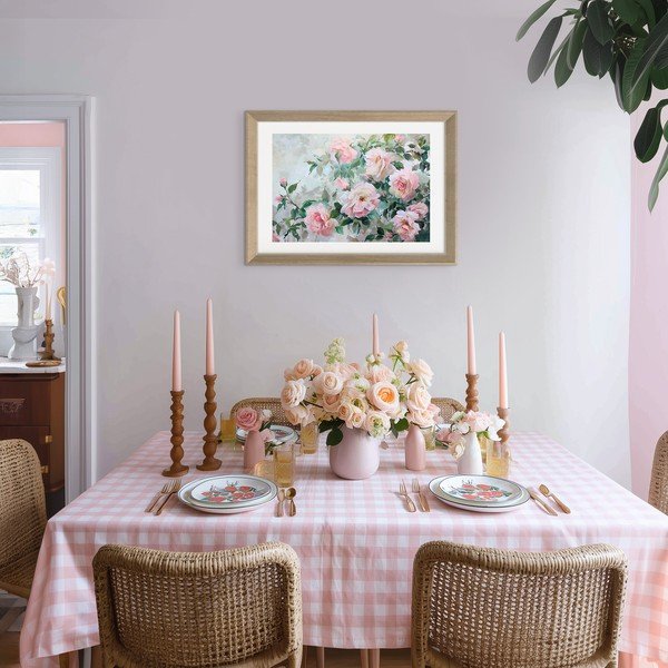 Nyomtatott keretezett kép 75x56 cm Blooming Roses – Styler-image-1