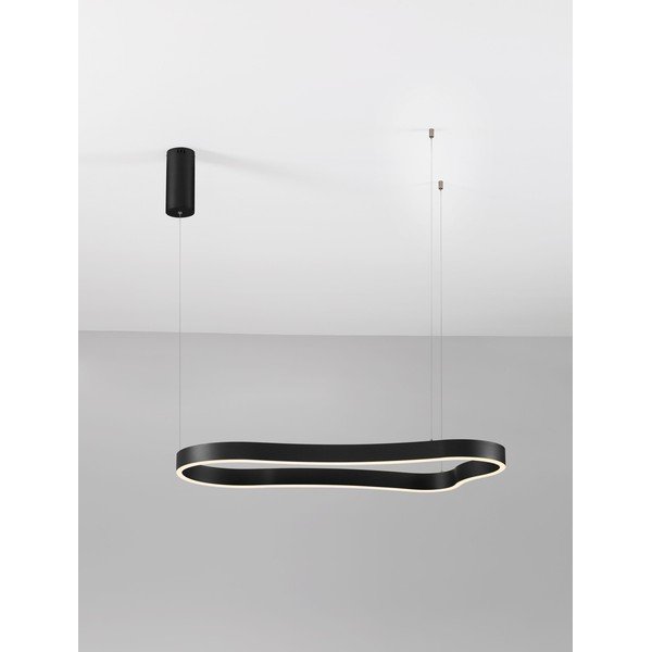 Matt fekete alumínium LED dimmelhető függőlámpa Dussa – Nova Luce-image-4