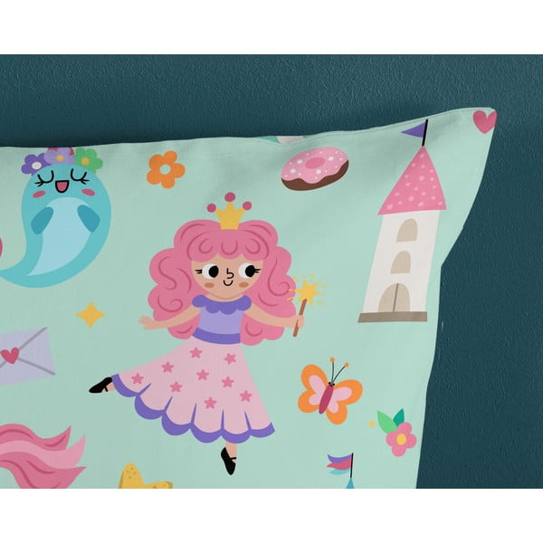 Mentazöld pamut gyerek ágyneműhuzat babaágyhoz 100x135 cm Fantastic – Good Morning-image-3