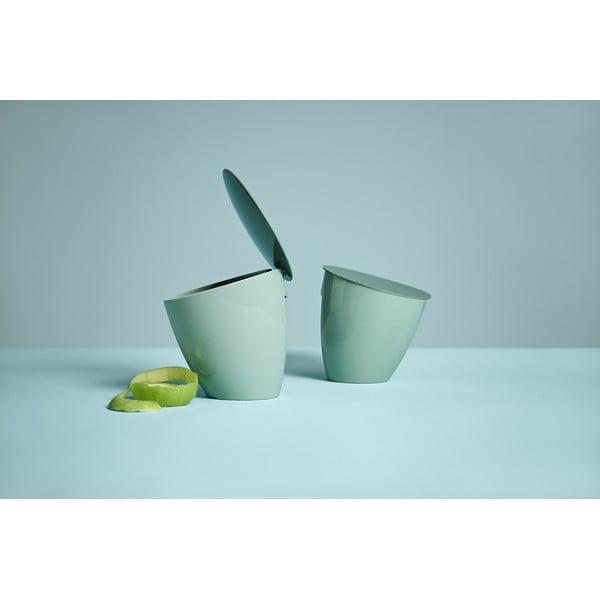 Krémszínű komposztálható hulladék gyűjtő 2,2 l Nordic white – Mepal-image-3