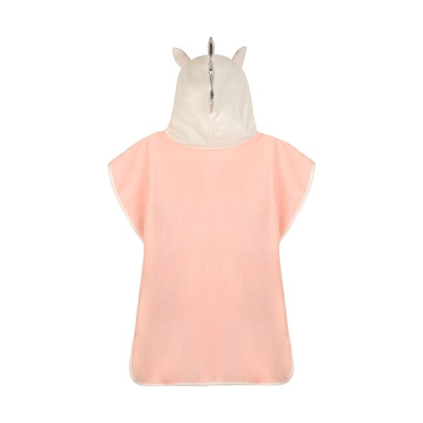 Rózsaszín pamut gyerek fürdőponcsó Lola – Good Morning