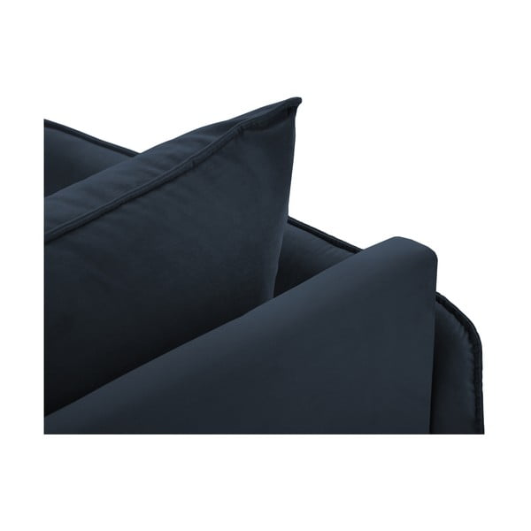 Sötétkék bársony heverő (bal oldali) Vienna – Cosmopolitan Design-image-1