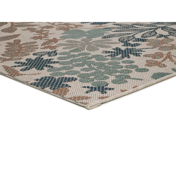 Floral bézs-zöld kültéri szőnyeg, 155 x 230 cm - Universal-image-2