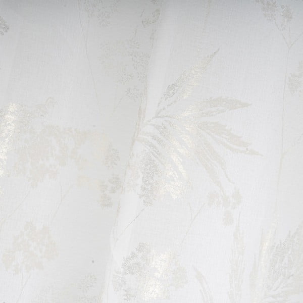 Fehér-ezüstszínű fényáteresztő függöny 140x260 cm Bonsái – Casa Selección-image-3