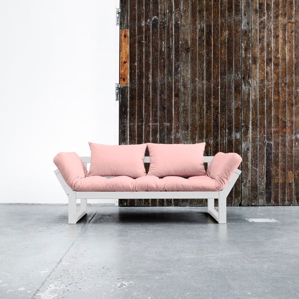 Edge White/Pink Peonie állítható kanapé - Karup