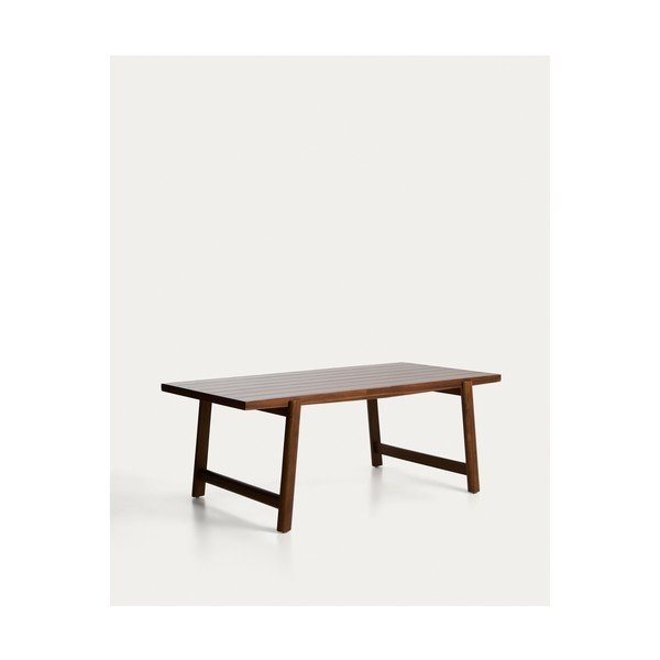 Kerti étkezőasztal akácfa asztallappal 100x200 cm Itani – Kave Home-image-4