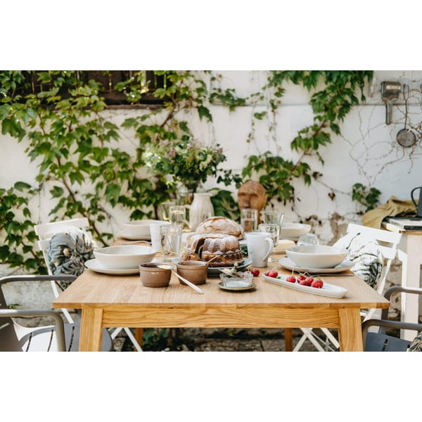 Mimi natúr tölgyfa étkezőasztal, 180 x 90 cm - Rowico-image-1