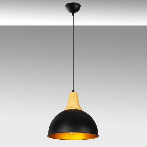 Parthena fekete fém függőlámpa - Opviq lights-image-1