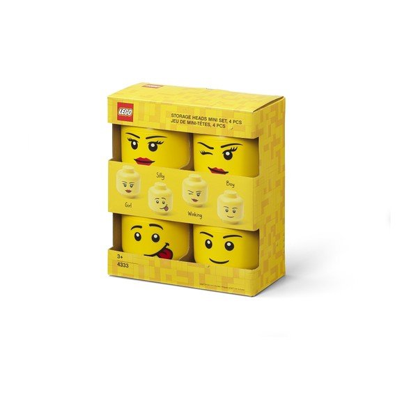 Műanyag gyerek tárolódoboz készlet 4 db-os Multi-Pack - LEGO®-image-3