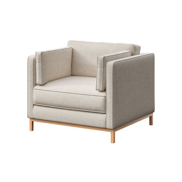 Krémszínű relaxációs fotel Celerio – Ame Yens-image-2