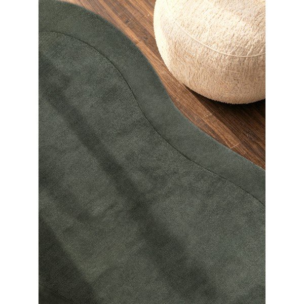 Sötétzöld kézi szövésű gyapjúkeverék szőnyeg 125x200 cm Kari Organic – Villeroy&Boch-image-3