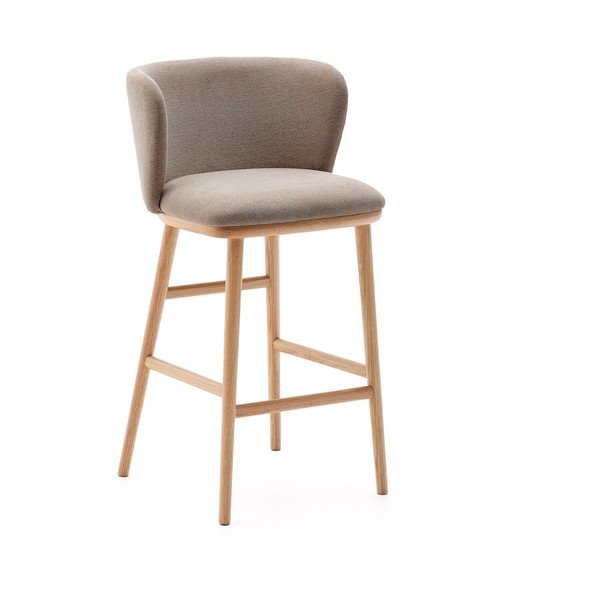 Világosbarna bárszék (ülésmagasság 65 cm) Ciselia – Kave Home