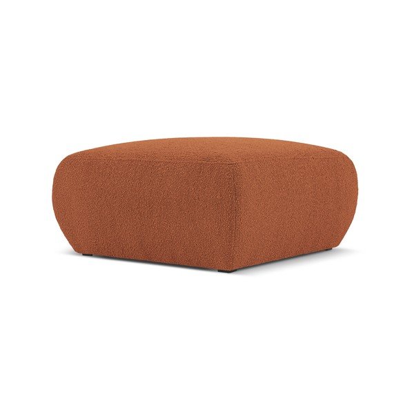 Barna buklé puff Molino – Micadoni Home-image-1
