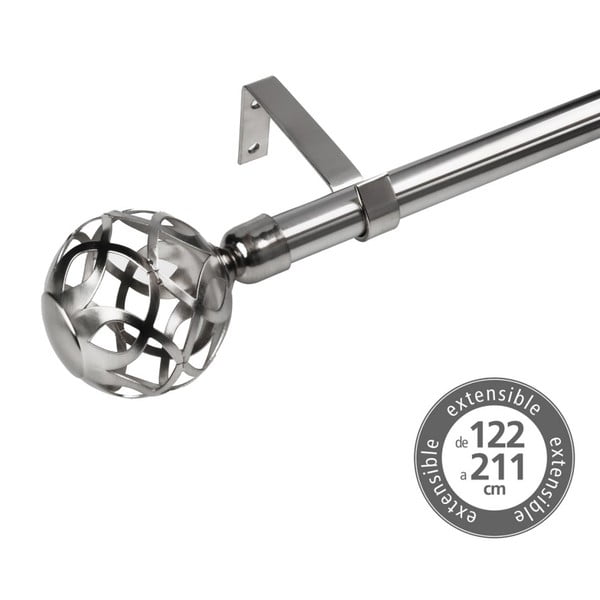 Fém bővíthető függönykarnis 122 - 211 cm – Casa Selección-image-1