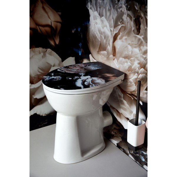 Peony WC-ülőke virág dekorral - Wenko-image-1