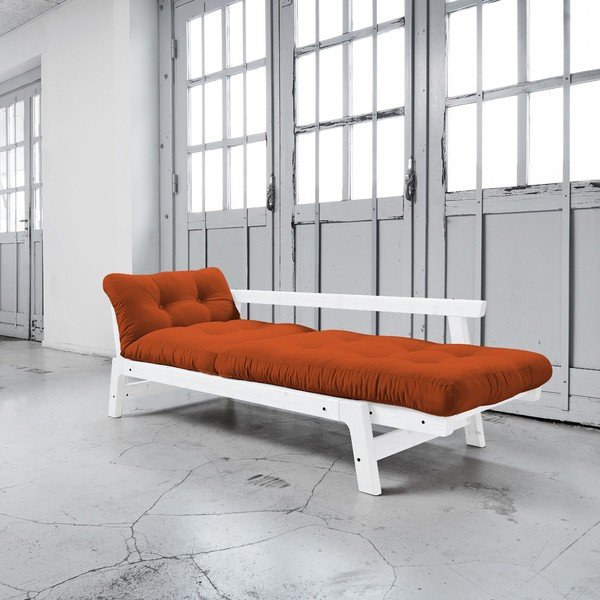 Step White/Orange kinyitható kanapé - Karup-image-2