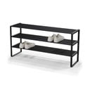 Fekete fém cipőtartó 100x48,5x29 cm Rex – Spinder Design