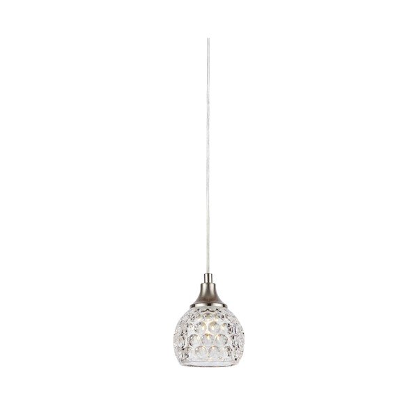 Matt ezüstszínű üveg függőlámpa ø11,5x14,5 cm Clear – Markslöjd