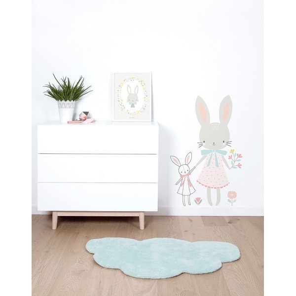 Gyerek matrica 58x90 cm Little Miss Rabbit – Lilipinso-image-2