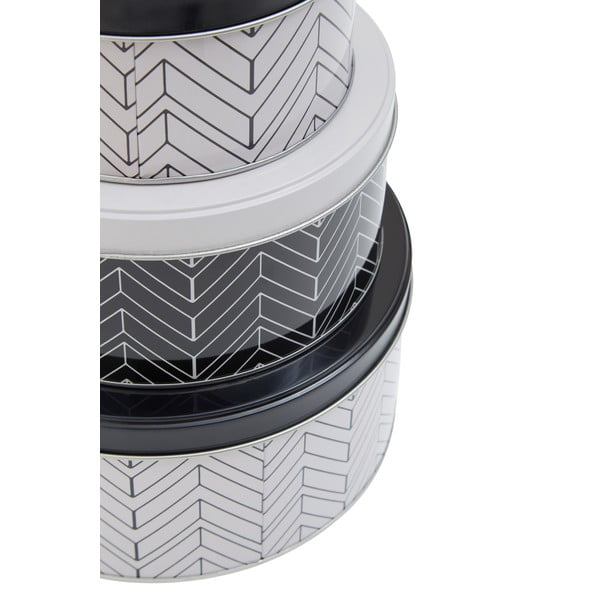 Élelmiszertartó fém doboz szett 3 db-os Urban – Premier Housewares-image-1